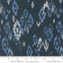 Fabric Moda Deep Sea Feathered Ikat Boho Haven by the Quarter Yard 45642-18