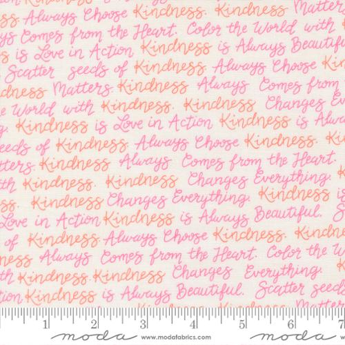 Fabric Moda Dogwood Kind Words Kindness by the Quarter Yard 56153-11