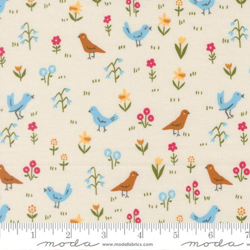 Fabric Moda Dove Bird Park Animal Park Fun by the Quarter Yard 20963-11