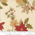 Fabric Moda Eggshell Festive Florals Old World Yuletide by the Quarter Yard 45620-11M