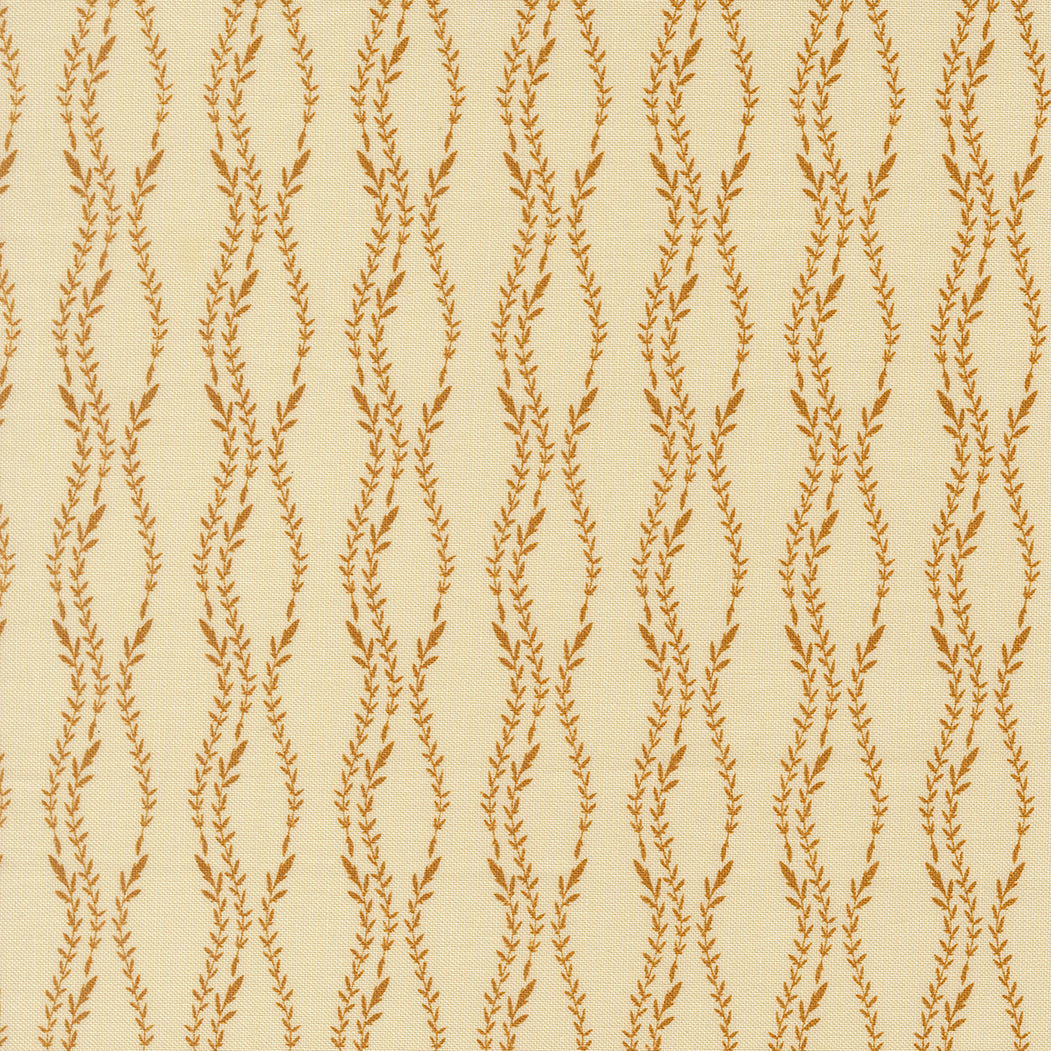 Pattern of brown branches on a beige background