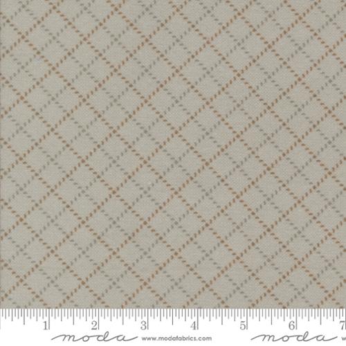 Fabric Moda Feather Stitched Grid Prairie Gatherings Flannels by the Quarter Yard 49315-12F
