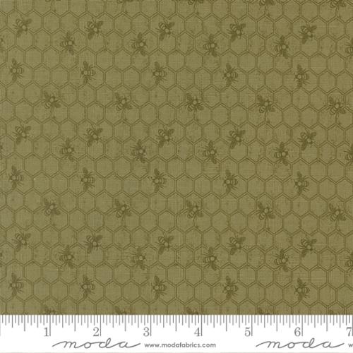 Fabric Moda Fern Honeycomb Wild Honey by the Quarter Yard 5253-15