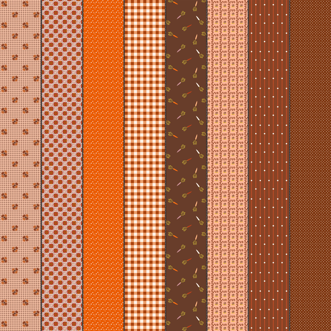 Fabric Moda Hazel Five Gathered Lollies by the Quarter Yard 18294-11