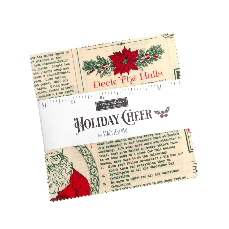 Fabric Moda Holiday Cheer 5" Charm Pack 20970PP