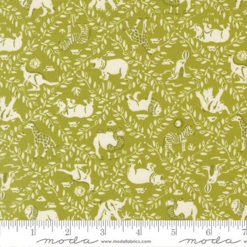Fabric Moda Iguana Animal Crackers Animal Park Fun by the Quarter Yard 20964-16