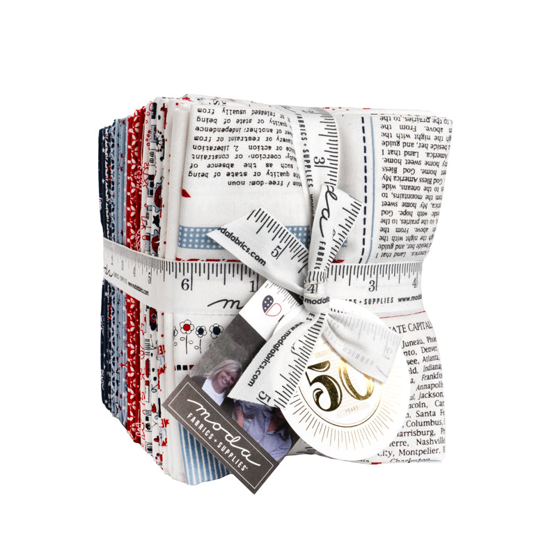 Fabric Moda Independence Day Fat Quarter Bundle 55720AB