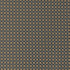 Patterned fabric with small geometric design on a blue background
