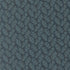 Patterned fabric with a blue and gray design on a dark background