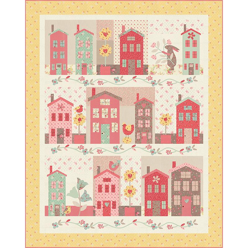 Fabric Moda Lyda Rose Sunshine Lane Digital Top KIT3070DT