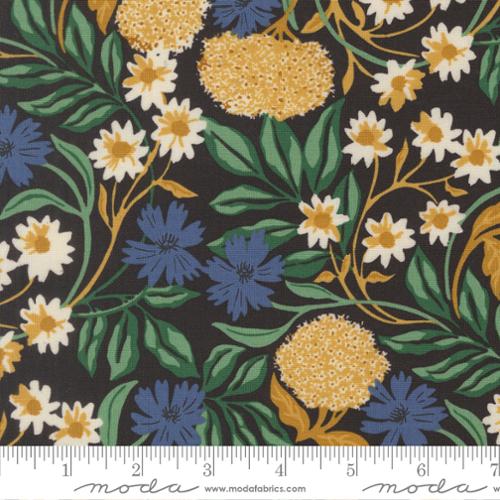 Fabric Moda Midnight Forage Floral Brookside by the Quarter Yard 36080-19