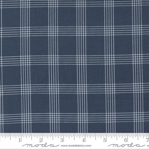 Fabric Moda Navy Plaid Nantucket Summer by the Quarter Yard 55262-13