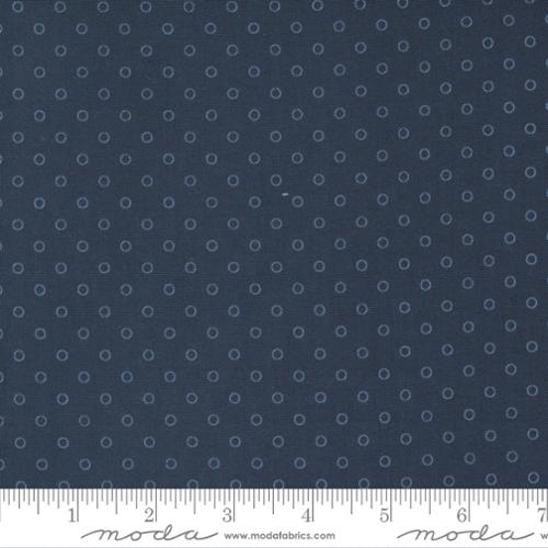 Fabric Moda Navy Smitten Dots Nantucket Summer by the Quarter Yard 55264-12