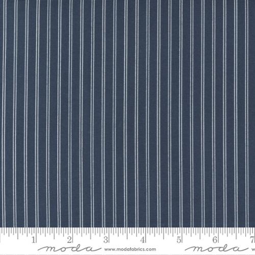 Fabric Moda Navy Stripes Nantucket Summer by the Quarter Yard 55267-13