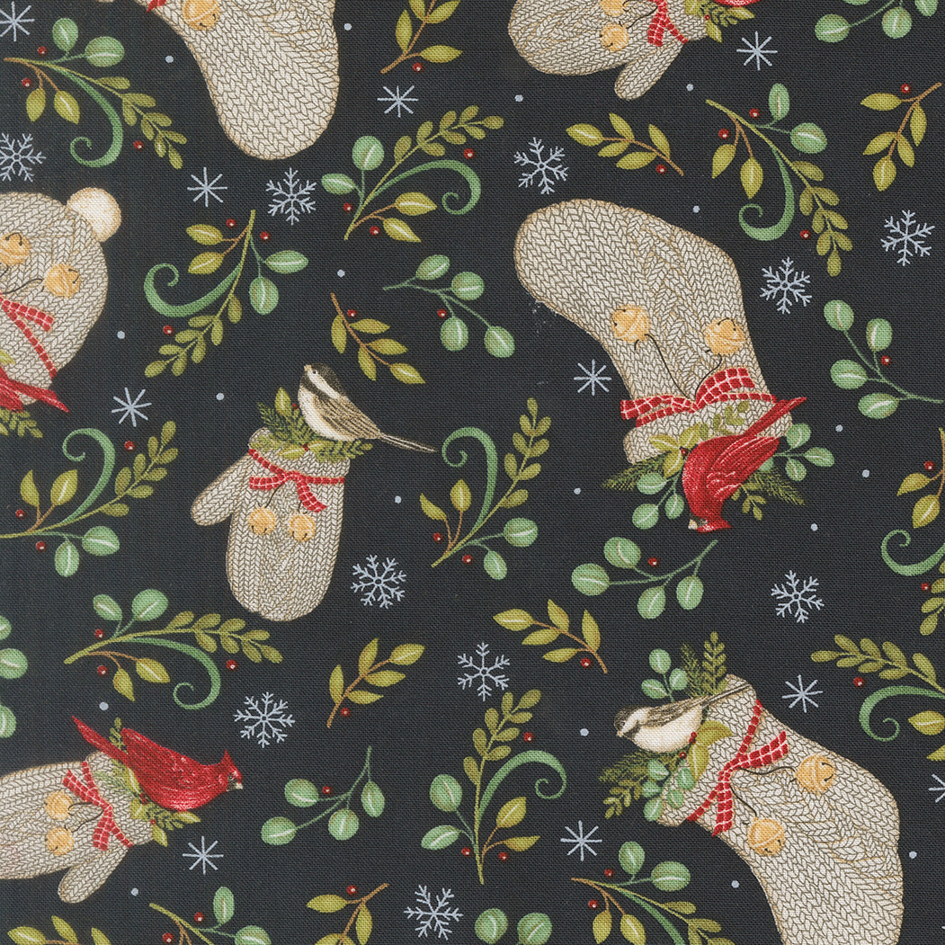 Fabric Moda Night Sky Winter Wear When Snow Falls by the Quarter Yard 56171-13