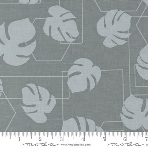 Fabric Moda Ocean Monstera Geo Potted by the Quarter Yard 26142-17