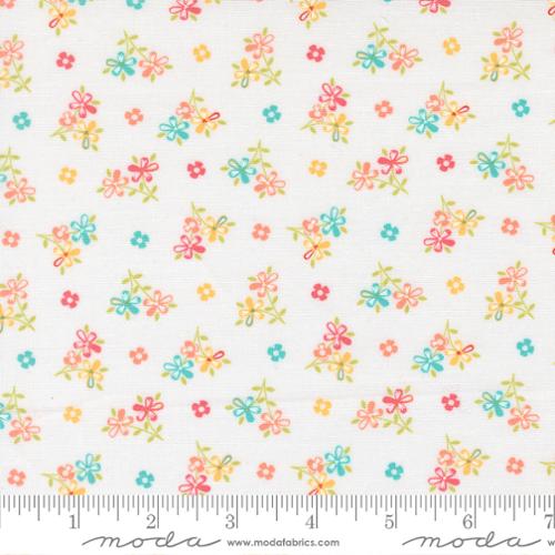 Fabric Moda Off White Love Me Florals In the Garden by the Quarter Yard 29235-11