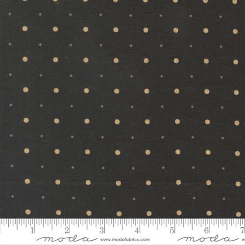 Fabric Moda Onyx Noir Doily Dots Posh by the Quarter Yard 30777-18