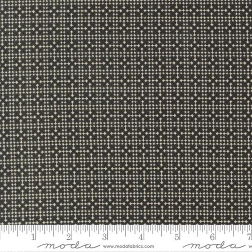 Fabric Moda Onyx Noir Netting Check Posh by the Quarter Yard 30776-14