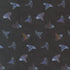 Pattern of witch hats on a dark background