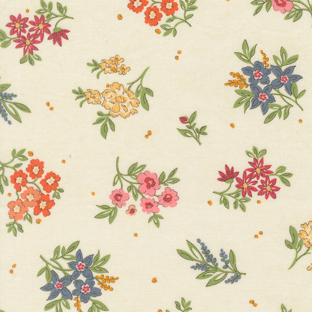 Fabric Moda Opal Camellia Fieldrush by the Quarter Yard 30782-11