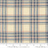 Fabric Moda Parchment Blue Patriotic Plaid America 250 Years by the Quarter Yard 56183-26