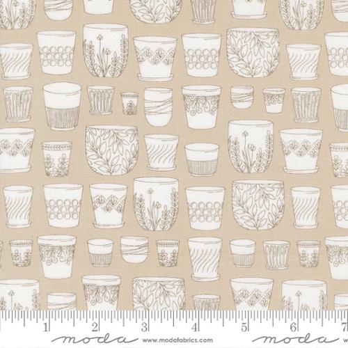 Fabric Moda Pebble Pots Potted by the Quarter Yard 26141-22