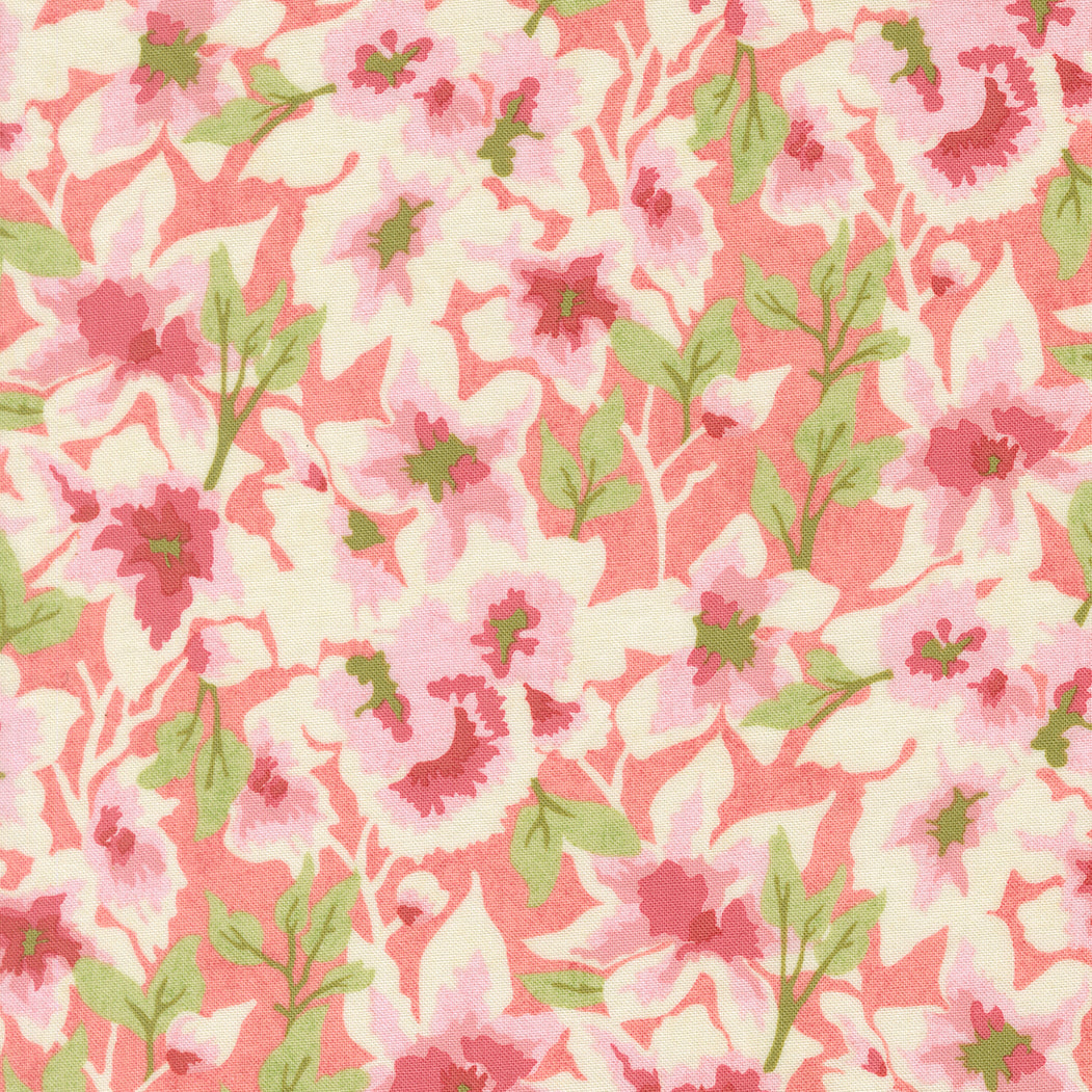 Fabric Moda Peony Gossamer Fieldrush by the Quarter Yard 30781-13