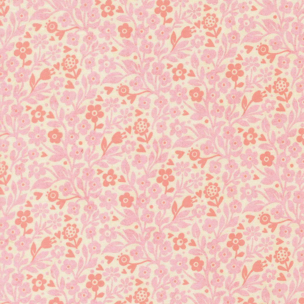 Fabric Moda Peony Ivy Fieldrush by the Quarter Yard 30783-14