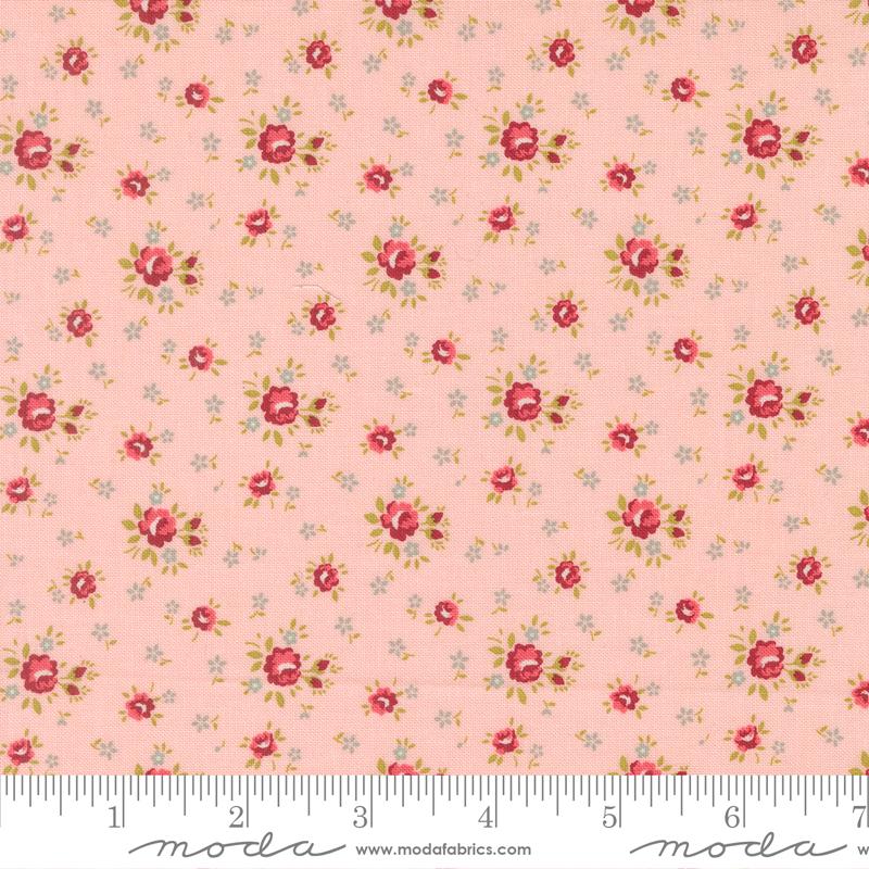 Fabric Moda Pink Petite Rose Lyda Rose by the Quarter Yard 3071-18