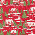 Fabric Moda Poinsettia Cardinals Village Holiday Cheer by the Quarter Yard 20972-17