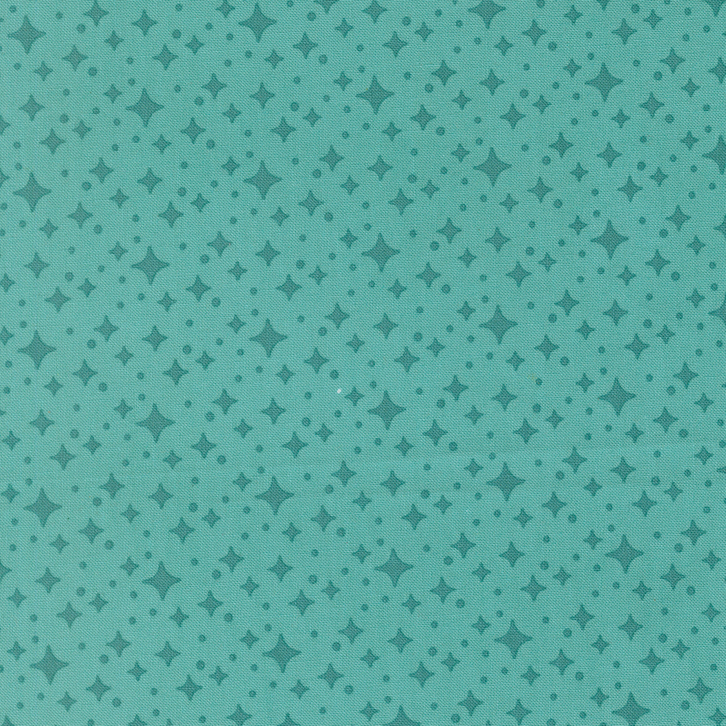 Teal patterned fabric texture
