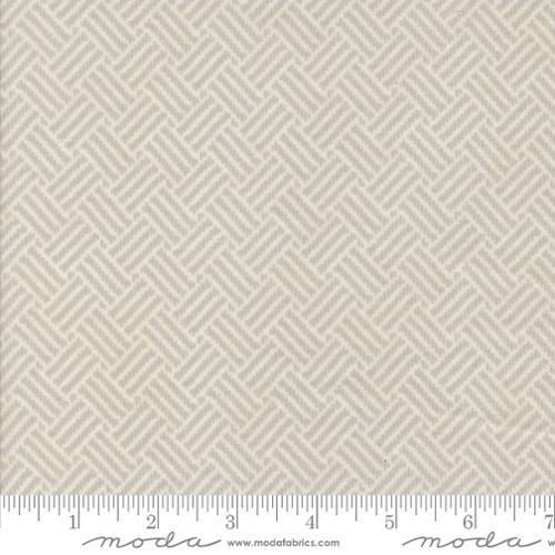 Fabric Moda Porcelain Basket Weave Prairie Gatherings Flannels by the Quarter Yard 49312-11F