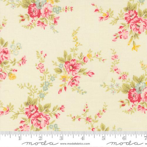 Fabric Moda Porcelain Main Lyda Rose by the Quarter Yard 3070-11