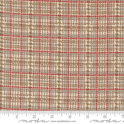 Fabric Moda Porcelain Mini Plaid Prairie Gatherings Flannels by the Quarter Yard 49314-11F