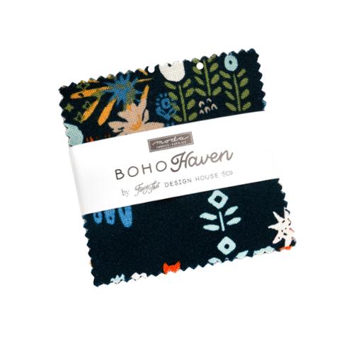 Fabric Moda Precuts Boho Haven 2.5" Mini Charm Pack 45640MC