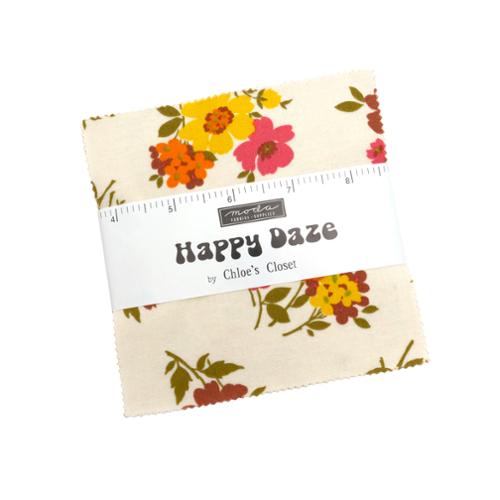 Fabric Moda Precuts Happy Daze 5" Charm Pack 33840PP