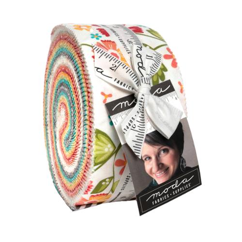 Fabric Moda Precuts In the Garden 40pc 2.5" Jelly Roll 29230JR