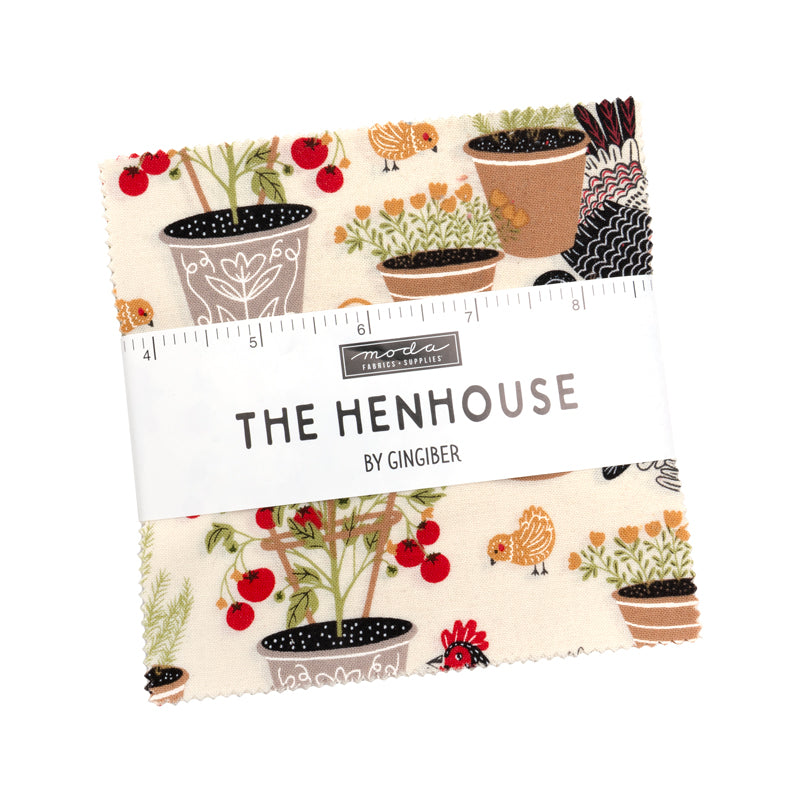 Fabric Moda Precuts The Henhouse 5" Charm Pack 48430PP