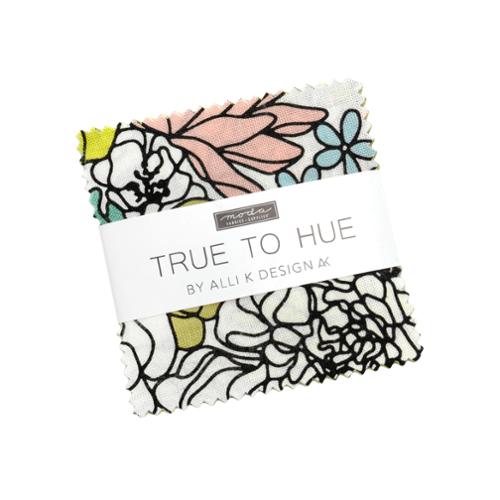 Fabric Moda Precuts True to Hue 2.5" Mini Charm Pack 11560MC