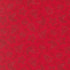 Red fabric with black animal pattern