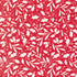 Red and white floral pattern on a red background