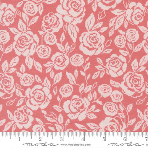 Fabric Moda Rose Water Monofloral Tapestry Wild Honey by the Quarter Yard 5251-13