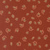 Pattern of green leaves and leaf wreaths on a brown background