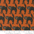 Fabric Moda Rust Little Black Cats Home Sweet Haunt by the Quarter Yard 20915-13