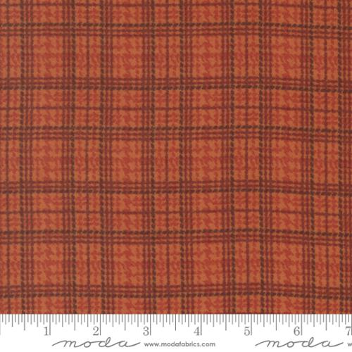 Fabric Moda Rust Mini Plaid Prairie Gatherings Flannels by the Quarter Yard 49314-21F