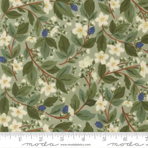 Fabric Moda Sagebrush Bramble Floral Brookside by the Quarter Yard 36081-16