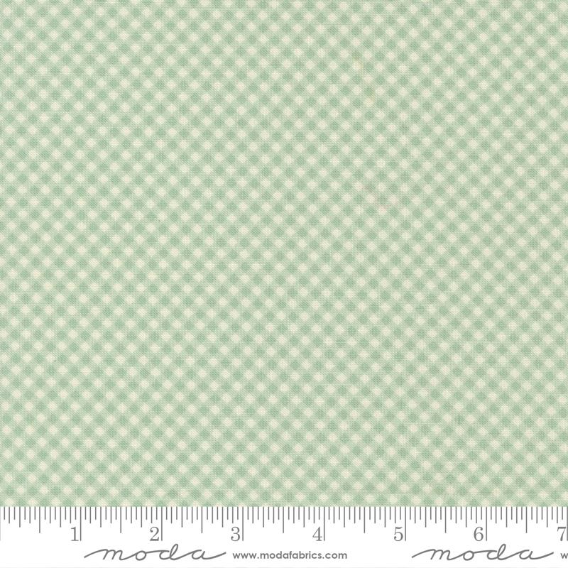 Fabric Moda Sky Gingham Lyda Rose by the Quarter Yard 3078-21