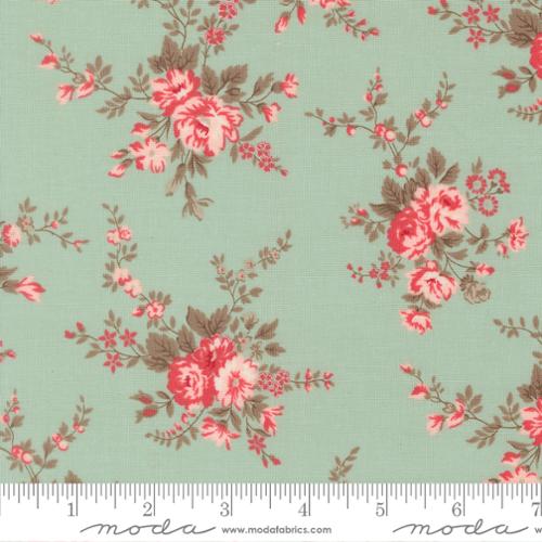 Fabric Moda Sky Main Lyda Rose by the Quarter Yard 3070-12