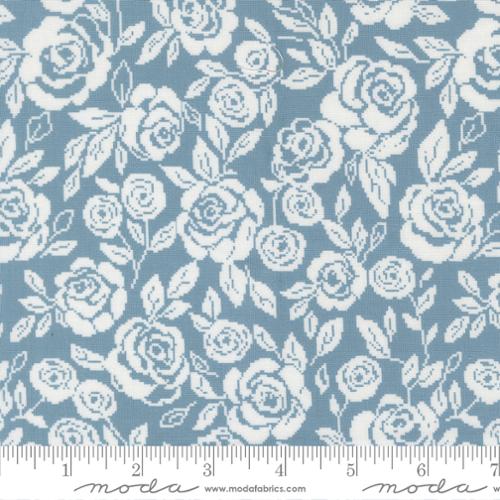 Fabric Moda Sky Monofloral Tapestry Wild Honey by the Quarter Yard 5251-14
